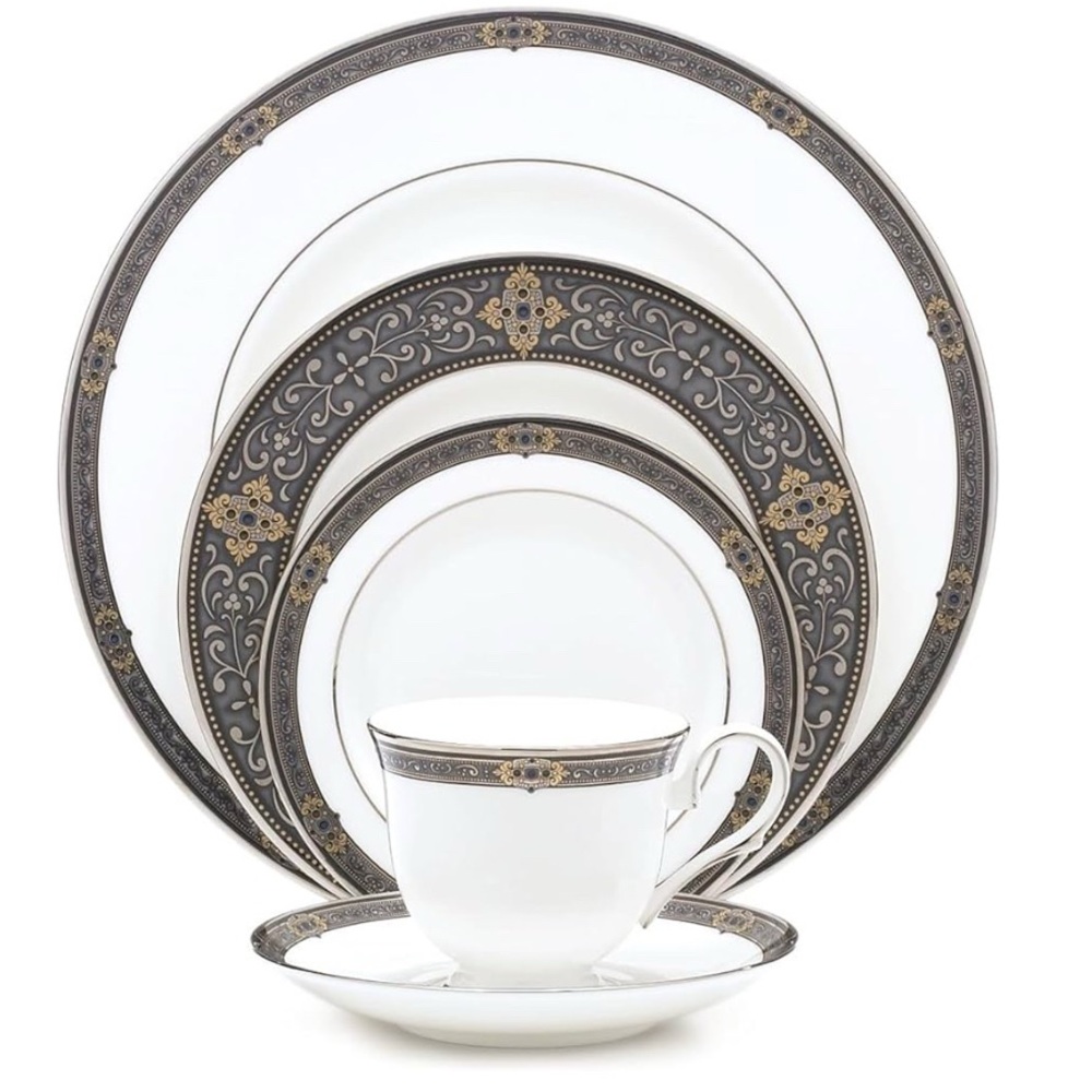 Place setting Lenox VINTAGE JEWEL pattern 2 available.